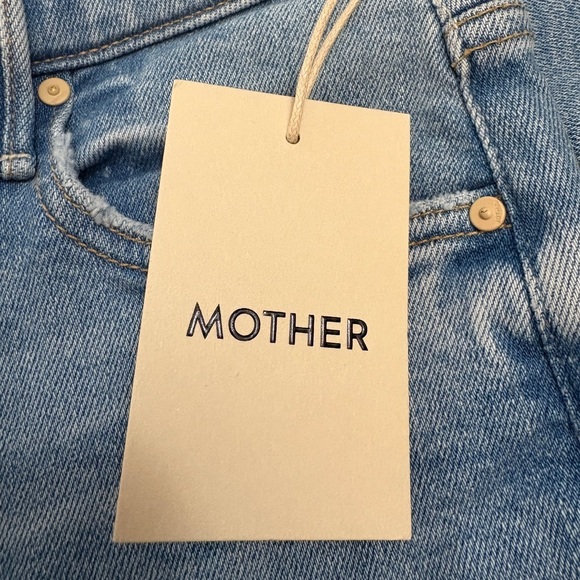 MOTHER The Insider Crop Step Fray Bootcut Jeans Limited Edition Wash Size 27 NEW - Picture 15 of 16